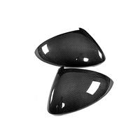 Fits for P&orsche Cayenne 2018 Carbon Fiber Car Rear View Mirror Covers Caps Side Mirror Caps Covers Add On Style Rearview Mirror Cover