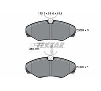 FITS FOR RENAULT ESPACE MK III 3.0 V6 BRAKE PAD SET, DISC BRAKE 2309903 TEXTAR