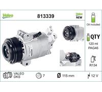 FITS FOR RENAULT KOLEOS I 2.0 DCI COMPRESSOR, AIR CONDITIONING 813339 VALEO