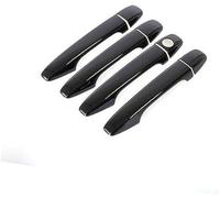 Fits for Toyota, Voxy for Porte for Sienta for Noah 2011 2012 2013 2014 2015 2016 Glossy Black Car Door Handle Cover Pad Sticker Styling Door Handle Cover(Black Keyless Entry)(Black No Keyless En