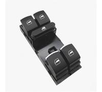 Fits for VW For Golf MK5 MK6 For Tiguan For T&ouran For Gti CC 2003-2011 Master Window Switch Red Light 5ND959857 5K4959857 5ND959855 XLFKGPGFMU(1-With Chrome)(With Chrome)