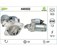 FITS FORD B-MAX 1.4 STARTER 446502 VALEO