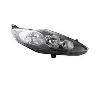 Ford Fiesta 08-13 Headlight Black Electric With Motor Right Hand