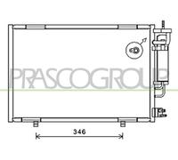 PRASCO FD344C003 Air conditioning condenser