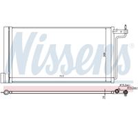 PRASCO FD428C001 Air conditioning condenser