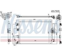 VALEO 814161 Air conditioning condenser