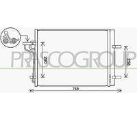 Fits Ford Kuga 2013 - Condenser 2013474