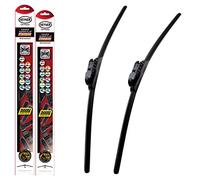 Fits Ford Focus Models 2018 To 2024 Heyner Germany Premium Super Flat Wiper Blades Front Replacement Set 26"20" HSF2620TL