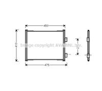 PRASCO FD5262 Air conditioning condenser