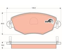 FITS FORD MONDEO MK III SALOON 1.8 16V BRAKE PAD SET, DISC BRAKE GDB1434 TRW