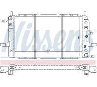 NISSENS 62224 Engine radiator