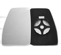 FITS FORD TRANSIT CUSTOM 2012-2023 WING MIRROR GLASS CONVEX CLIP ON LEFT BY WCM