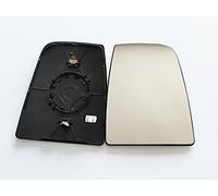 fits Ford TRANSIT MK8 2013+ UPPER DOOR MIRROR GLASS CONVEX HEATED RIGHT BY WCM