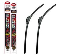 Fits Ford Transit Models 2006 To 2013 Heyner Germany Super Flat Wiper Blades Front Replacement Set 26"22" HSF2622H