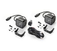 HELLA 1FA 358 176-821 LED-Spotlight - Black Magic Cube Kit 3.2" - 12/24V - mounting - Long-range illumination - Cable: 500mm - Plug: DEUTSCH plug - Kit - Quantity: 2