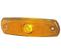 Hella Side Marker Light 2PS 962 964-018 Amber Lens 24V Right/Left Fits Yutong, Alexander Dennis