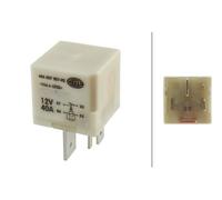 HELLA 4RA 007 507-021 Relay, glow plug system - 12V - 5-pin connector - Normally Open Contact - Colour: White