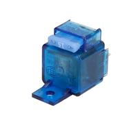 HELLA 4RA 003 530-001 Relay, main current - 12V - 4-pin connector - Wiring Diagramme: S10 - Plug: A - Normally Open Contact - Colour: Pale blue - with holder