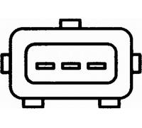 HELLA 6PU 009 163-521 Crankshaft sensor