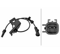 HELLA 6PU 358 218-821 Sensor, wheel speed - 2-pin connector - Cable: 565mm | with clip
