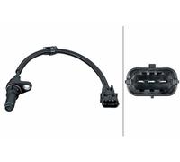 HELLA 6PU 358 381-031 Sensor, crankshaft pulse - 3-pin connector | Cable: 220mm - with seal ring/with cable