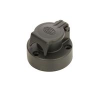 HELLA 8JB 001 933-031 Socket - 24V - 3-pin connector - Plug: Screw Contact - Black