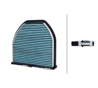Fits HELLA 8ZC 366 121-021 cabin carbon filter. antibacterial. MERCEDES-BENZ