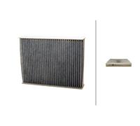 Fits HELLA 8ZC 366 121-101 cabin filter carbon. FIAT, NISSAN, OPEL, RENAULT