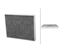 Fits HELLA 8ZC 366 121-731 cabin filter carbon. AUDI, PORSCHE, VW ⭐UK Stock⭐