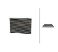 Fits HELLA 8ZC 366 122-791 cabin carbon filter. HYUNDAI, KIA
