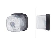 HELLA VALUEFIT 2PG 357 012-021 Position Light - Halogen - 12V - mounting/Screw Connection - Lens Colour: Crystal clear - LED colour: Yellow - Front - Quantity: 1