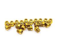 Fits Holley Carburetor 1/4-32 Gas Main JETS ASSORTMENT KIT Brass crafted The aperture size is:70 71 72 73 74 75 76 77 78 79,10 sets in total, 2 pcs per size,Thread size: 1/4"-32