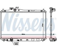 NISSENS 681377 Engine radiator