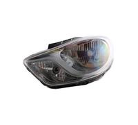 Prasco Headlight for Hyundai i10 2011 - Left Passenger Chrome with Motor
