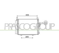 PRASCO HN002C002 Air conditioning condenser