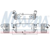 Nissens Charge Air Intercooler 96144 for eg. HYUNDAI I30 (2012) 1.6 CRDI/CRDI VG