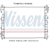 NISSENS 606607 Engine radiator
