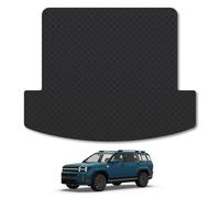 Fits Hyundai Santa Fe (2024+) [Hybrid, 5 Seat] 3mm Rubber Boot Mat | Tailored Fit Durable Boot Liner Full Coverage Protection Waterproof Accessories Easy Clean Anti Slip Made in the UK