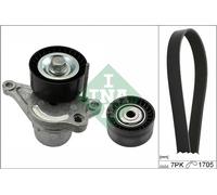 Multi-ribbed V-belt kit 529 0423 10 INA for NISSAN RENAULT