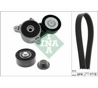 INA V-Ribbed Belt Set 529 0515 10 - Multi-ribbed for Mitsubishi, Dodge, Jeep
