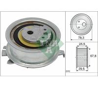 Fits INA 531 0825 10 TENSIONER PULLEY, TIMING BELT DE Stock