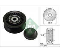 Fits INA 532 0668 10 DEFLECTION/GUIDE PULLEY, V-RIBBED BELT DE Stock