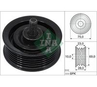 Fits INA 532 0744 10 DEFLECTION/GUIDE PULLEY, V-RIBBED BELT DE Stock