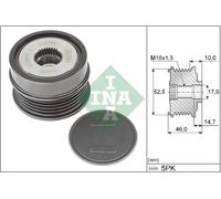 Fits INA 535 0372 10 Alternator Freewheel Clutch 535 0372 10 Alternat ⭐UK Stock⭐