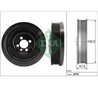 INA 544 0163 10 Crankshaft pulley
