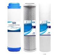 Fits iSpring F3 10-inch Universal Replacement Filter Set Cartridges for Reverse Osmosis and 3-Stage Water Filtration Systems Sediment, Granular Activated Carbon, and Carbon Block Filters
