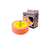 K2 Polishing Pad Backing Plate Medium Sponge Paint Cut M14 Thread ORANGE - 150mm