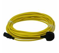 Paxanpax PSA682 Yellow Power Cable & 13A Plug Assembly for Karcher T7/1, T9/1, T10/1, T12/1, T12/1ADV Series Vacuum Cleaner (12 Metre), Plastic