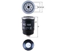 Mahle Original Fuel Filter - fits NISSAN CABSTAR TL0 2.7D (01-06) 16400BN303 / 16400EB300