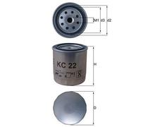 Mahle Fuel Filter KC22 Mercedes Benz - - Precision OE Matching Fit & Quality